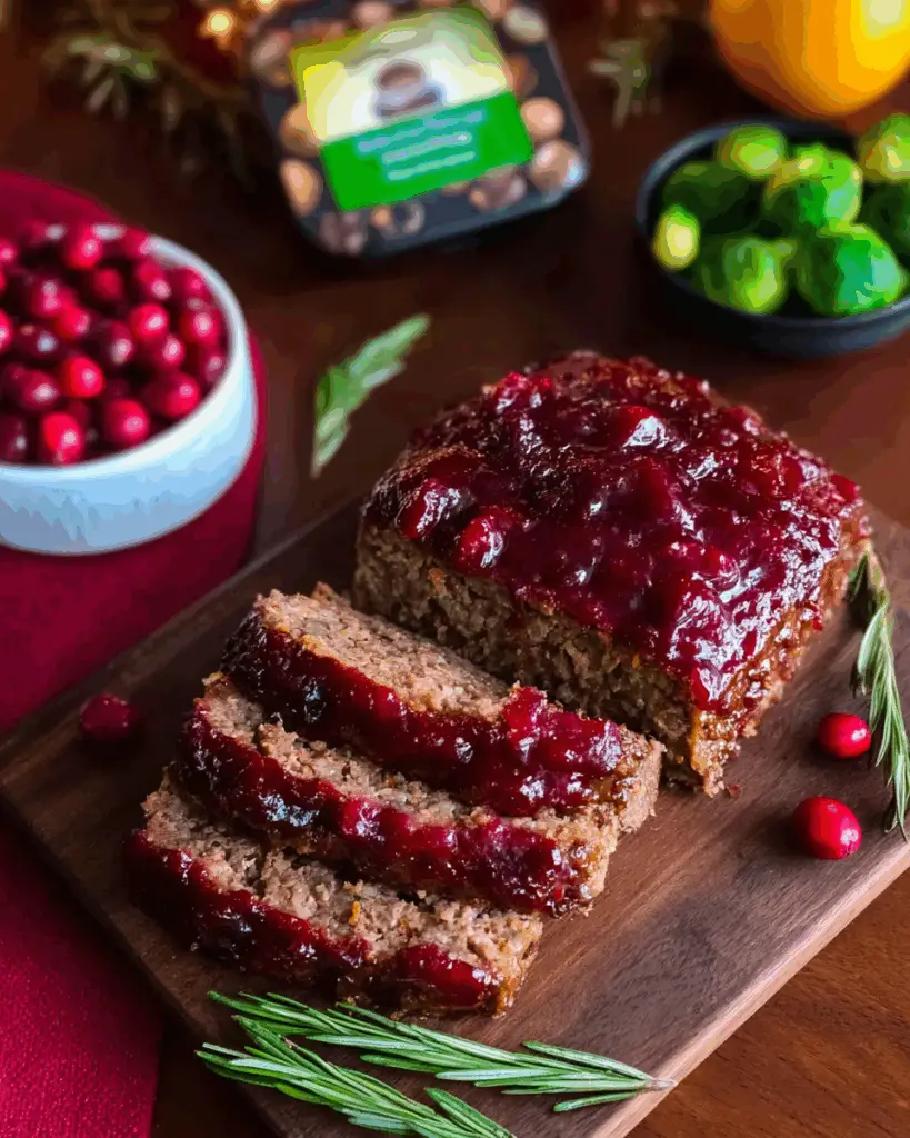Cranberry Glazed Meatloaf