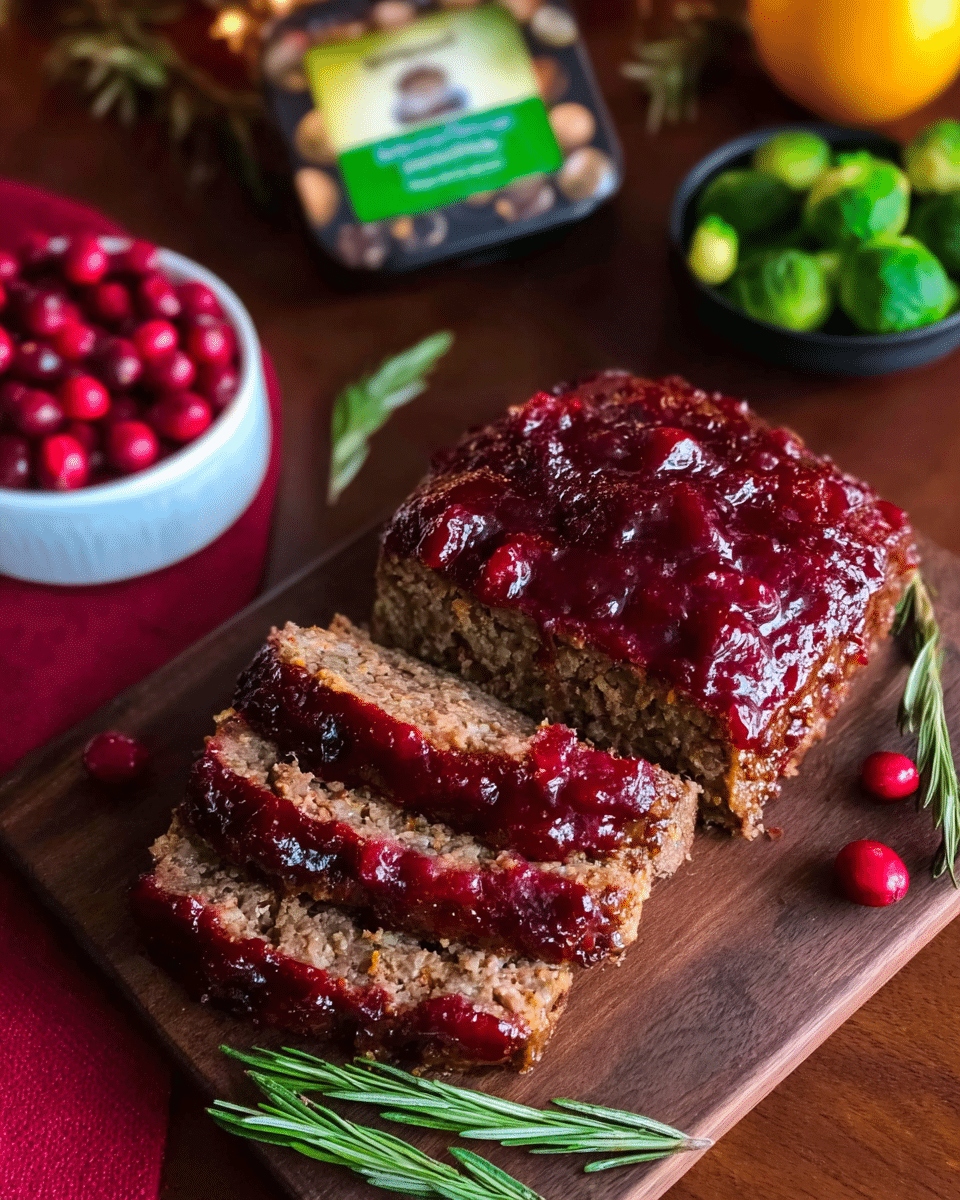Cranberry Glazed Meatloaf