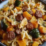 Autumn Sausage Pasta Squash