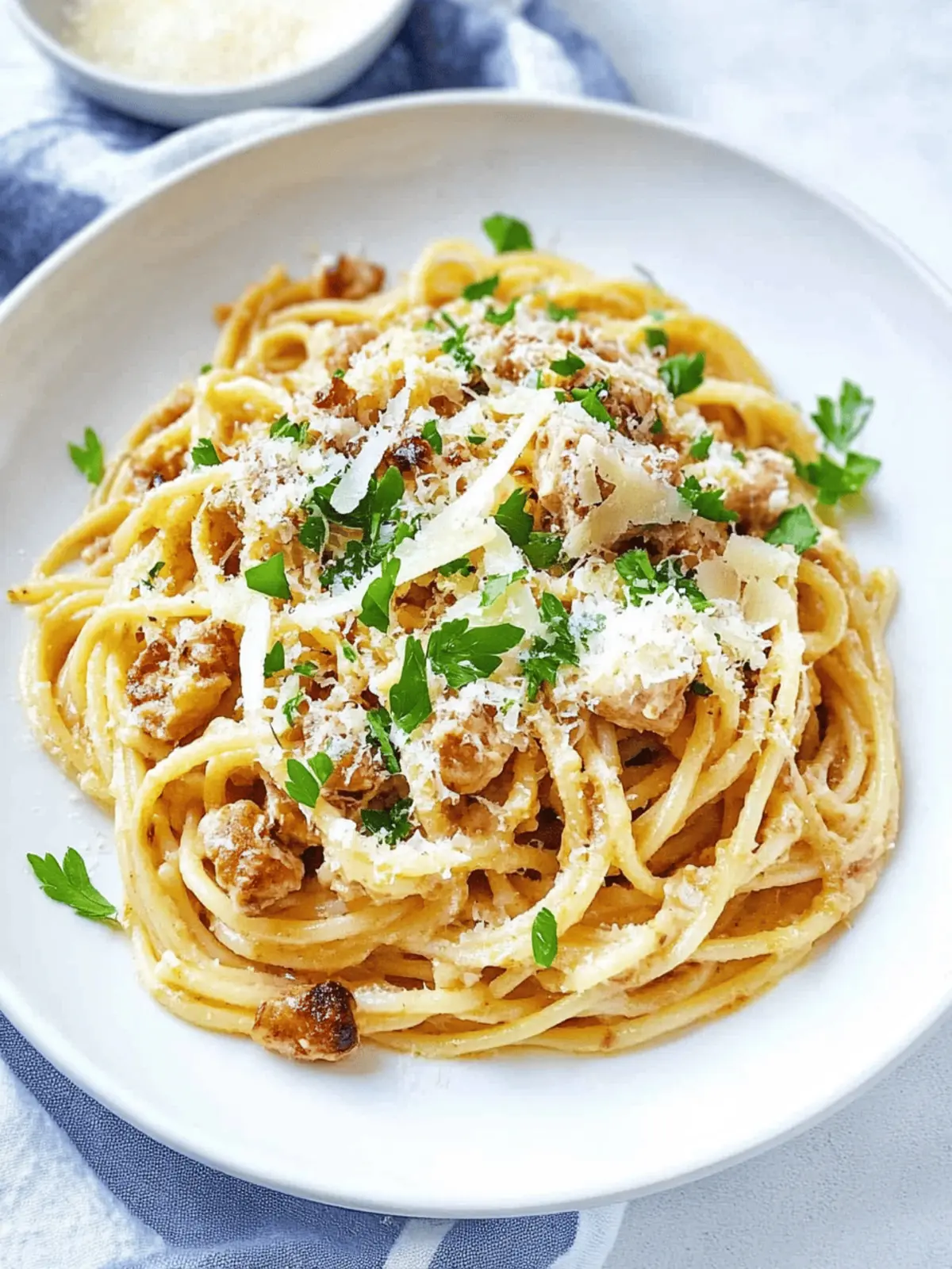 White Wine Chicken Pasta
