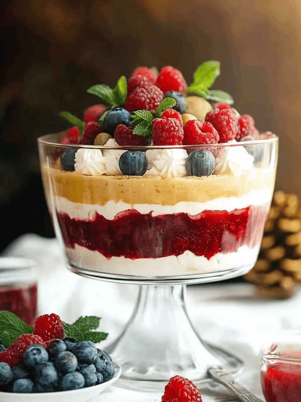 fruit cake Trifle!
