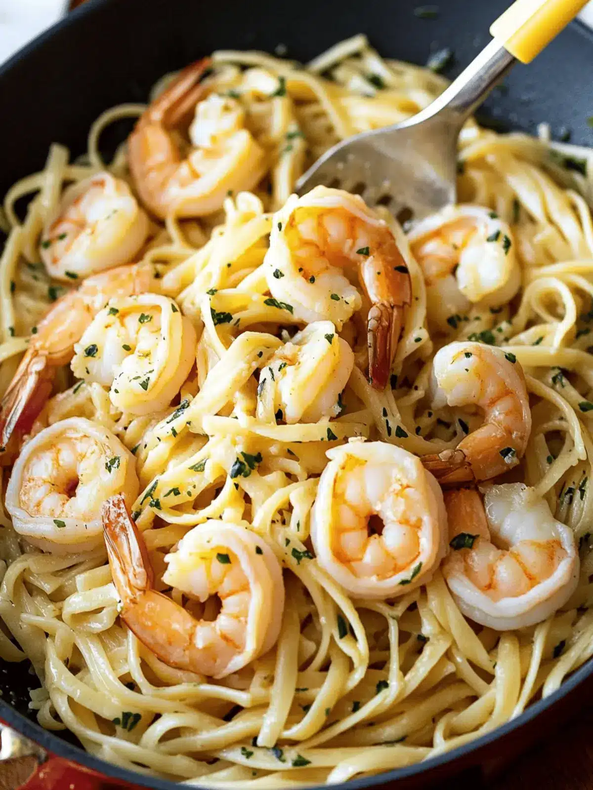 Buttery Shrimp Scampi Pasta