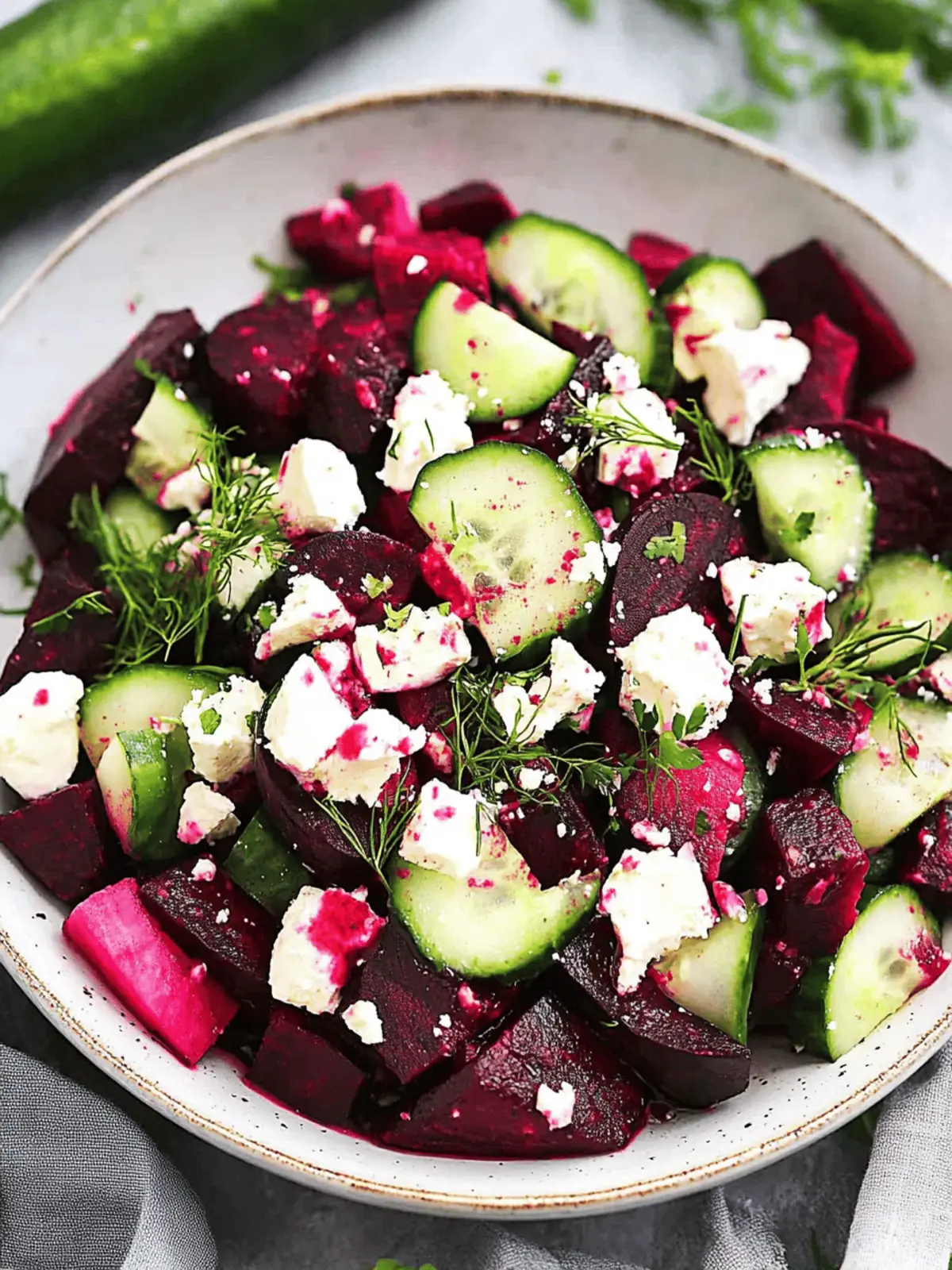 Beet and Cucumber Salad