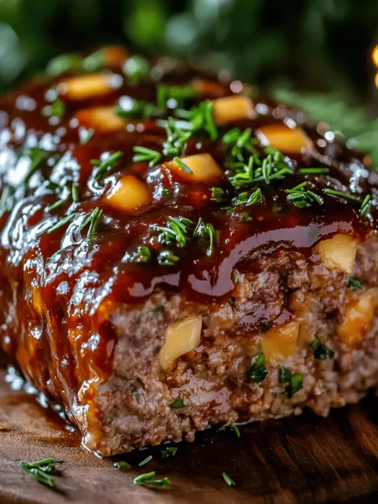 BBQ Cheddar Meatloaf