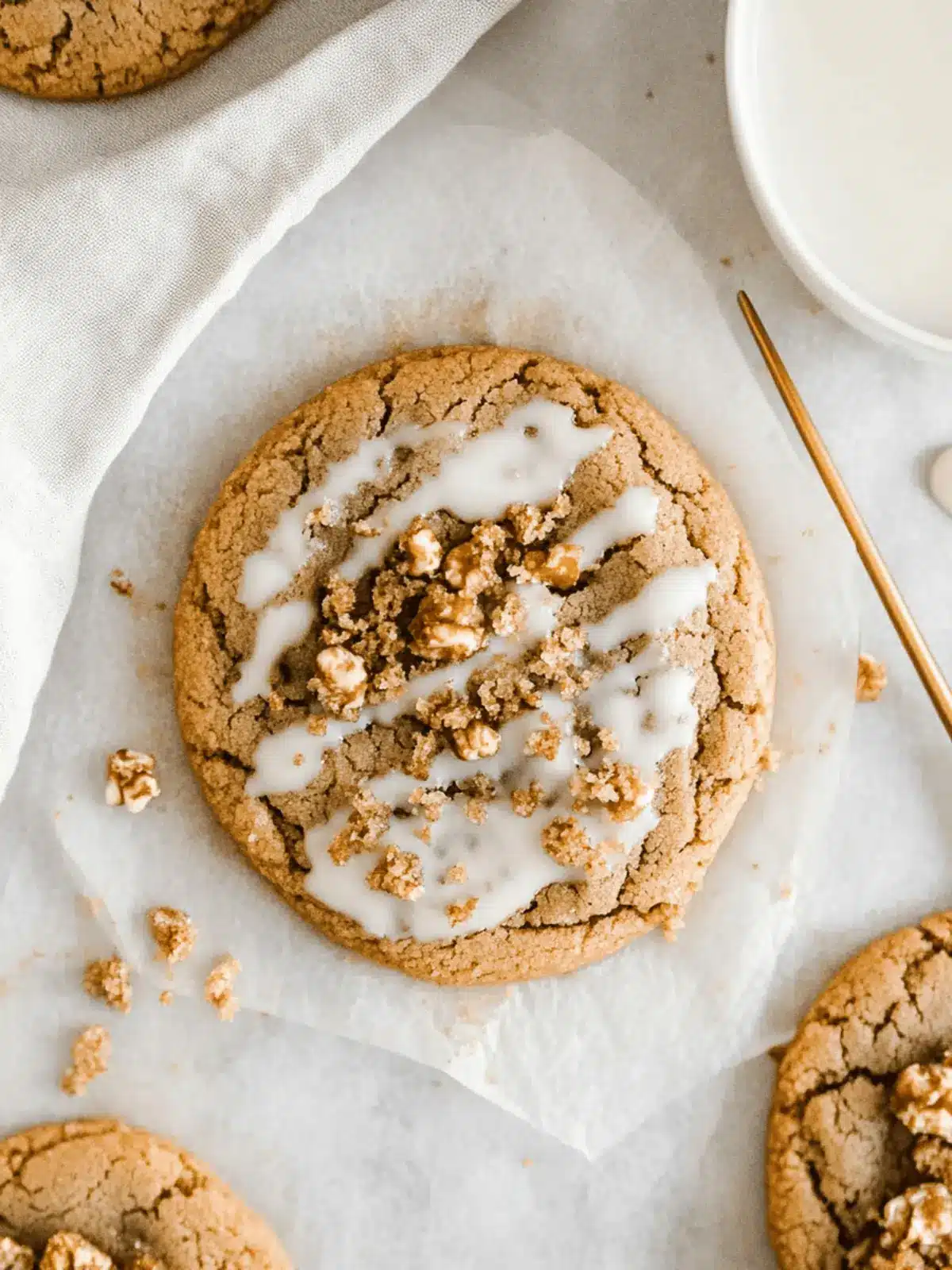 Delectable Gilmore Girls Coffee Cake Cookies