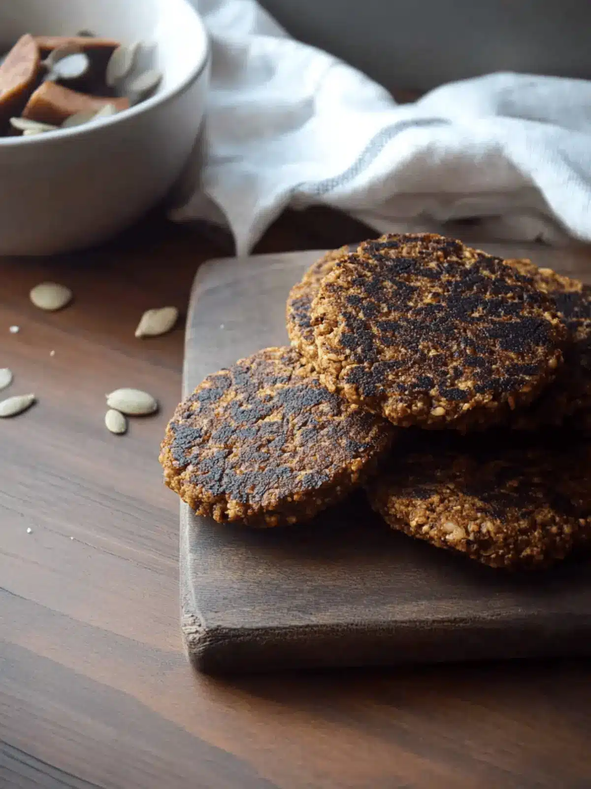 Spicy Vegan Breakfast Sausage Patties