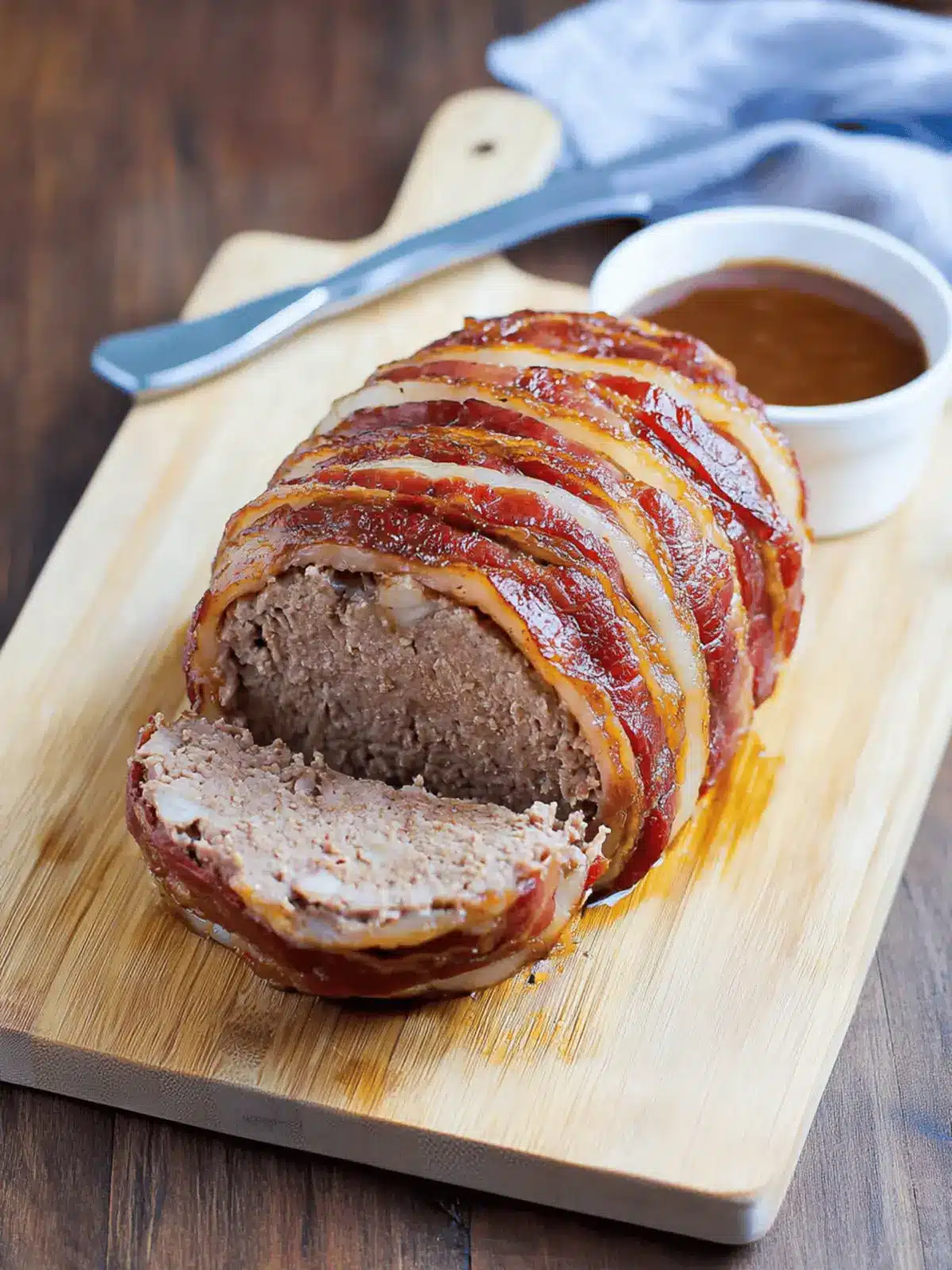 Bacon-Wrapped Meatloaf