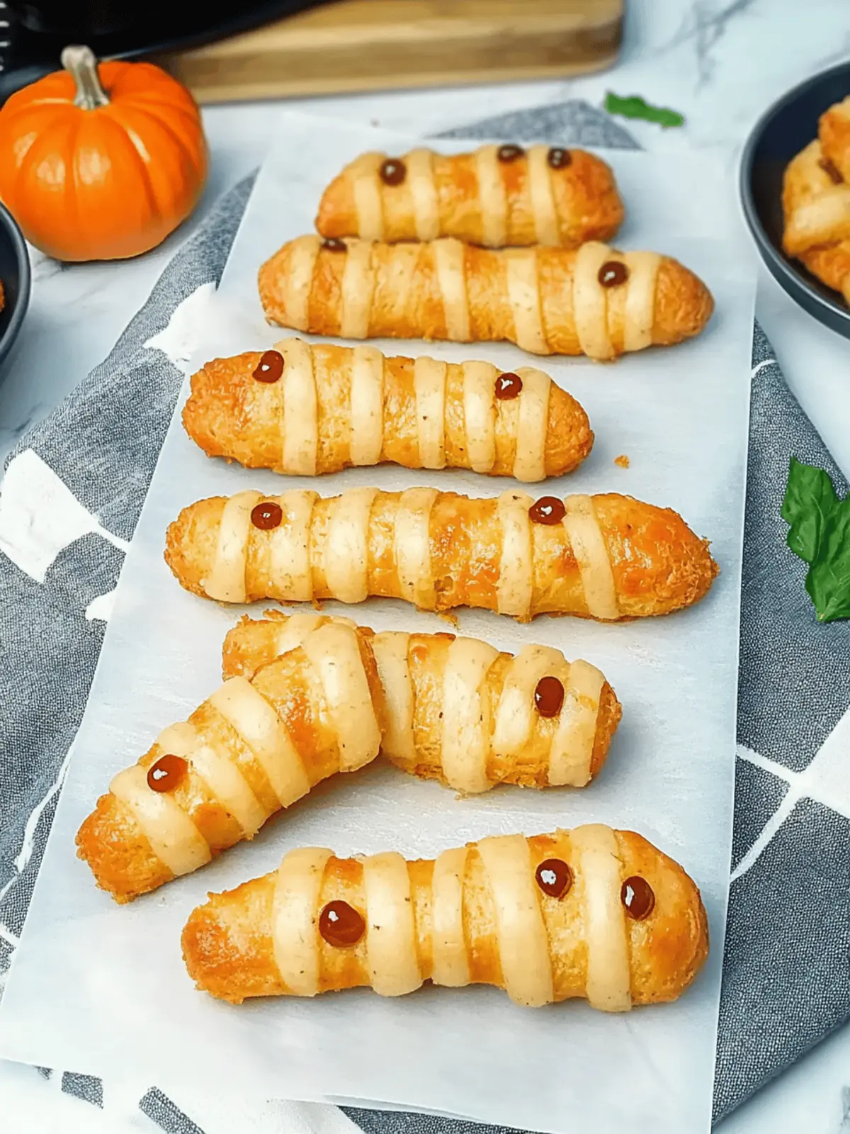 Mummy Mozzarella Sticks