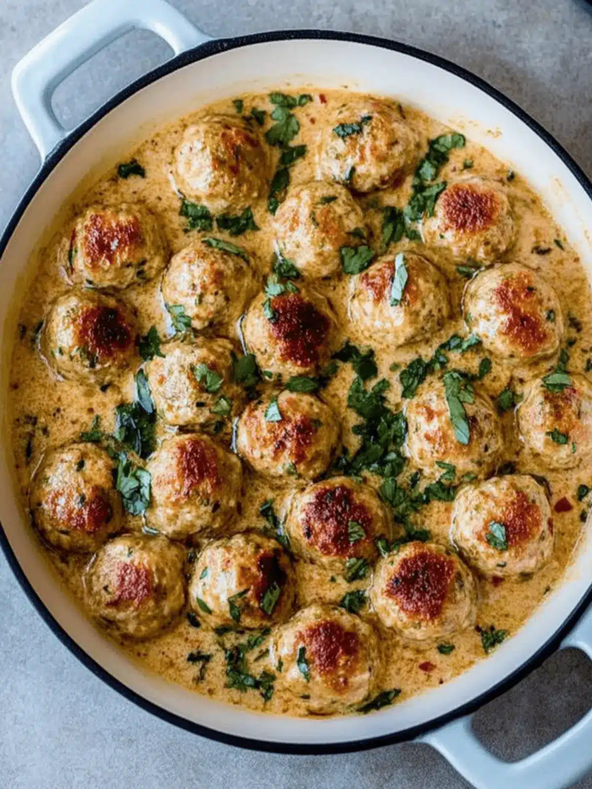 Marry Me Chicken Meatballs