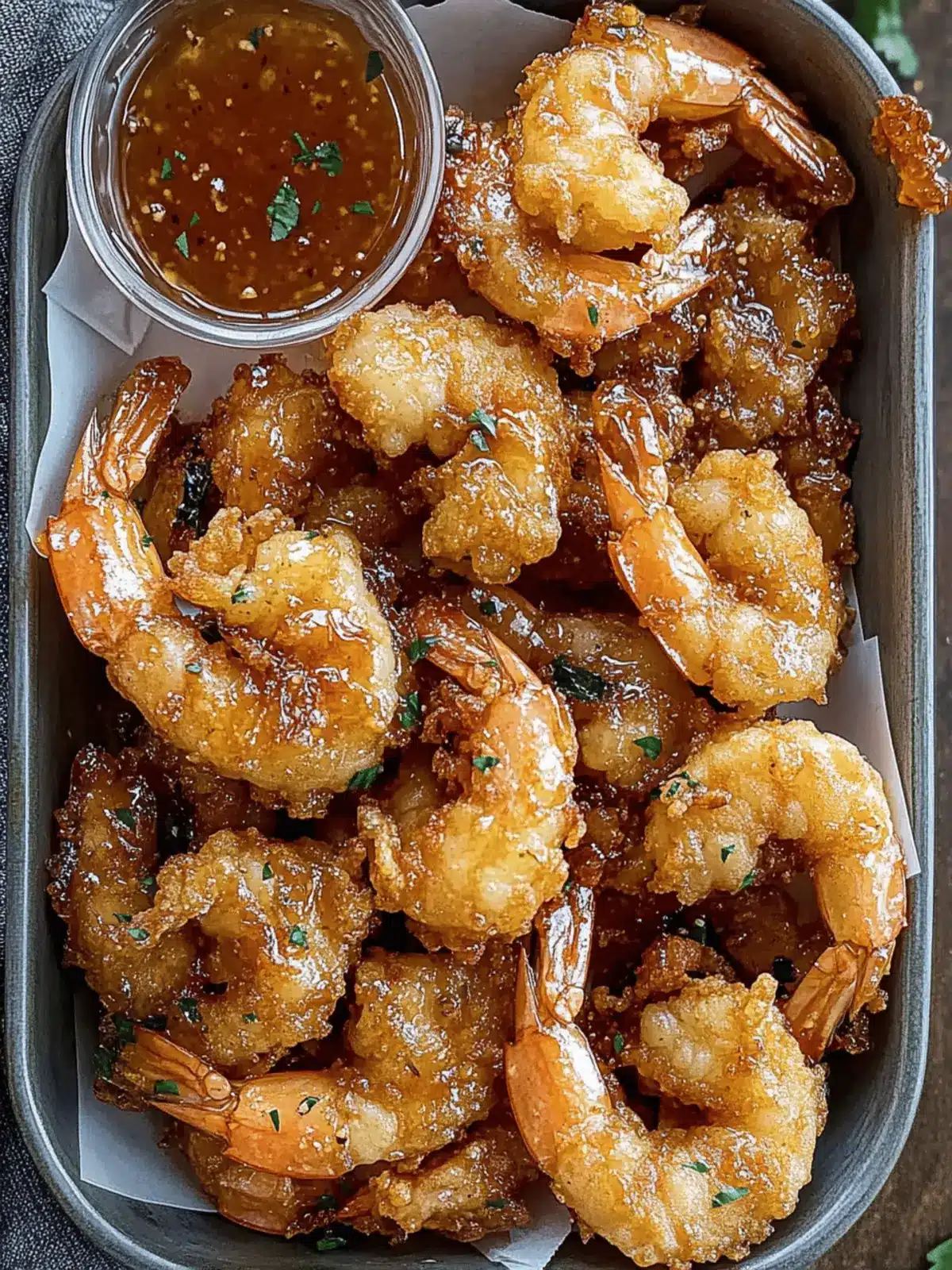 Hot Honey Fried Shrimp