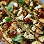Pesto Chicken Flatbread
