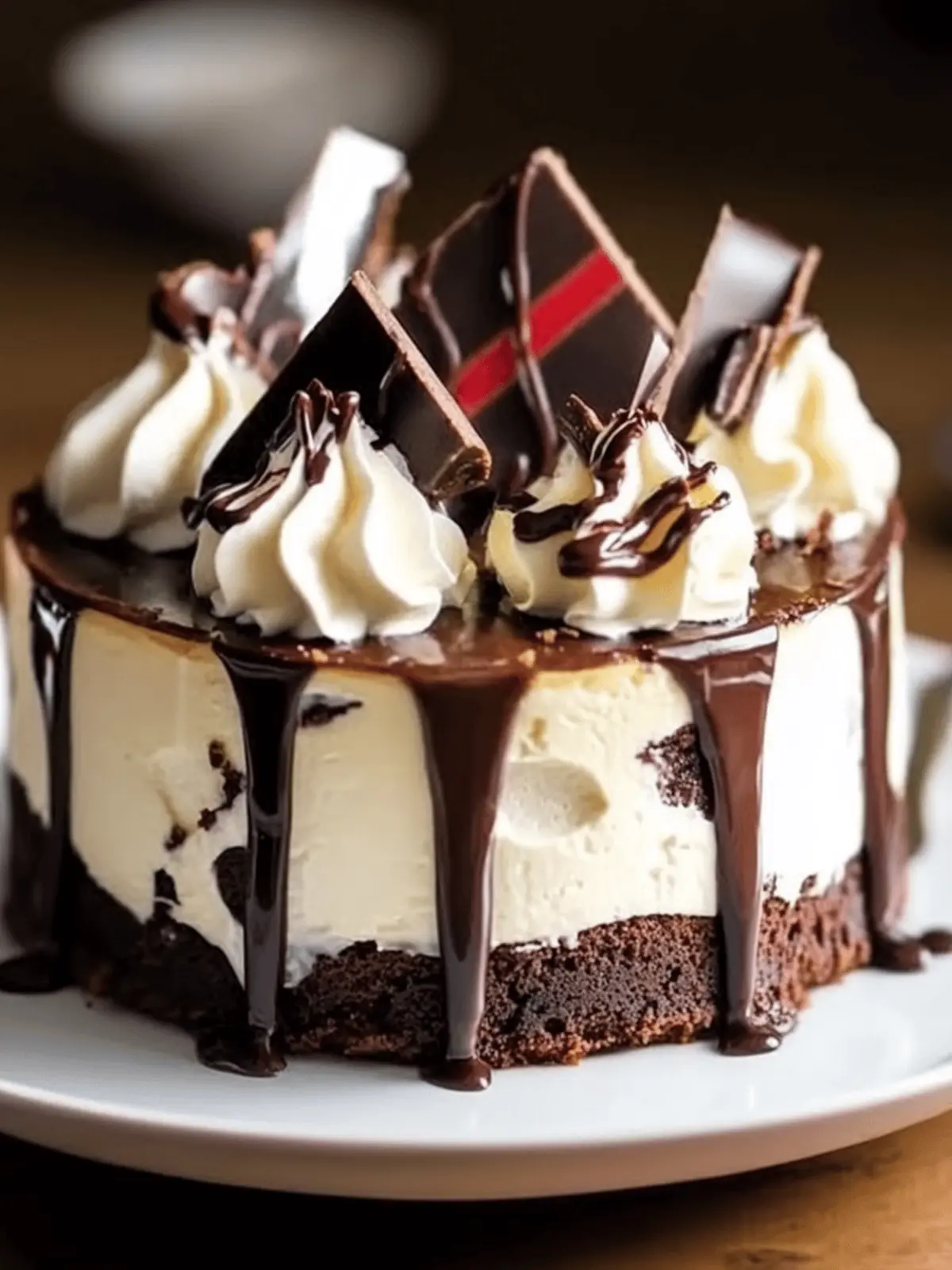 Hot Fudge Sundae Brownie Cheesecake Recipe