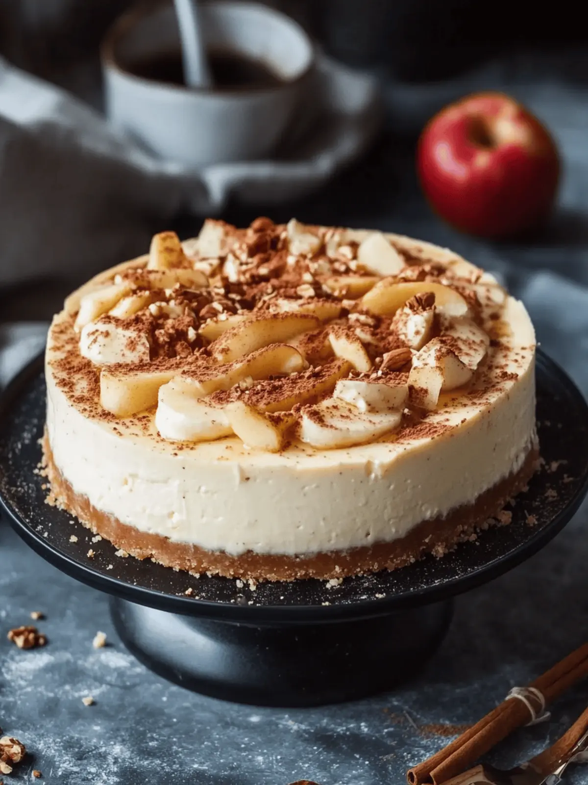 Apple Cider Cheesecake