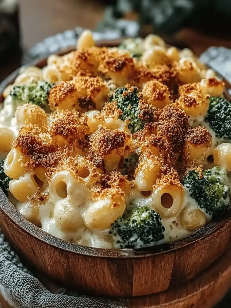 Cozy Autumn Mac & Cheese with Broccoli