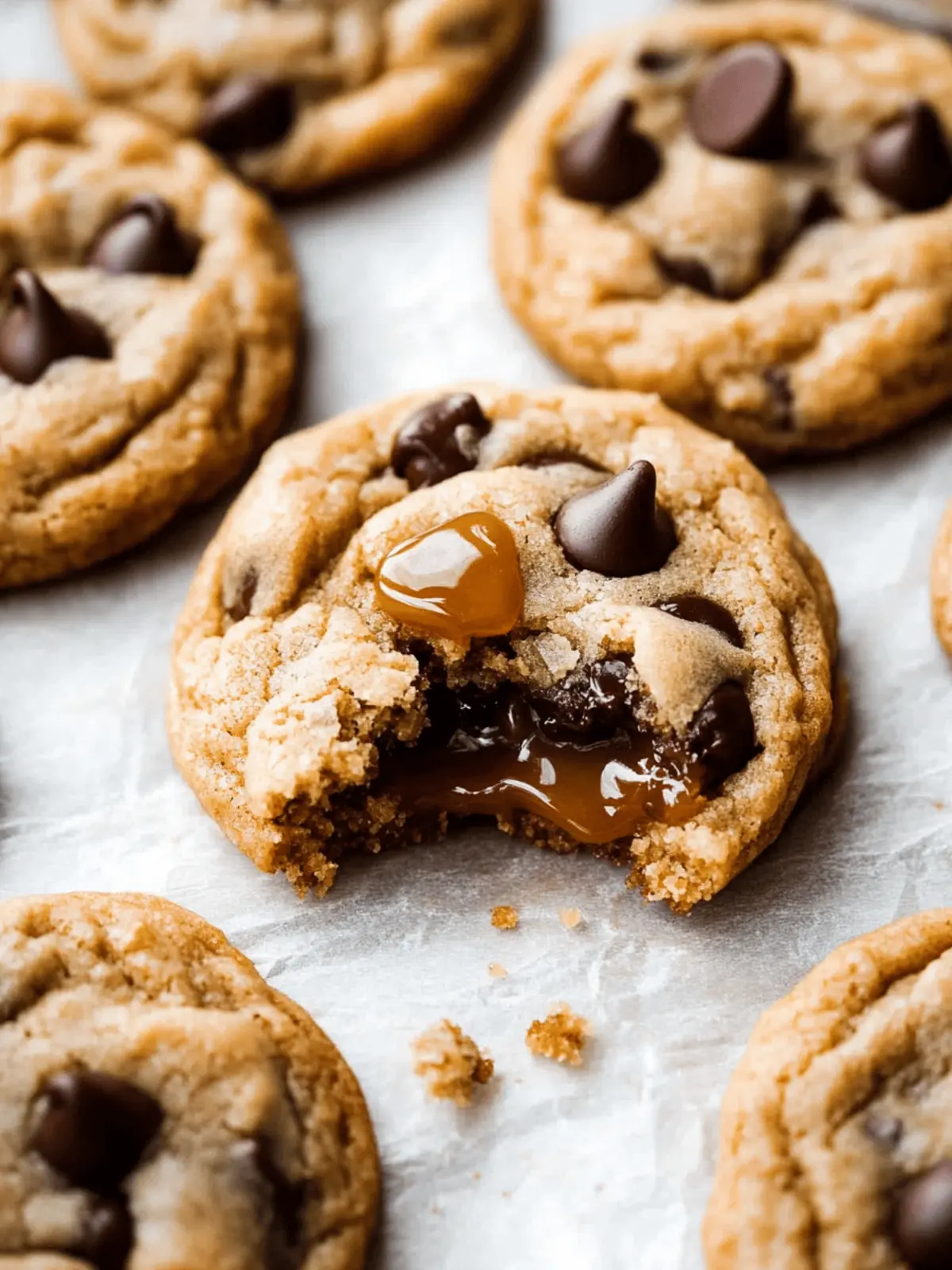 Salted Caramel Chocolate Chip Cookies