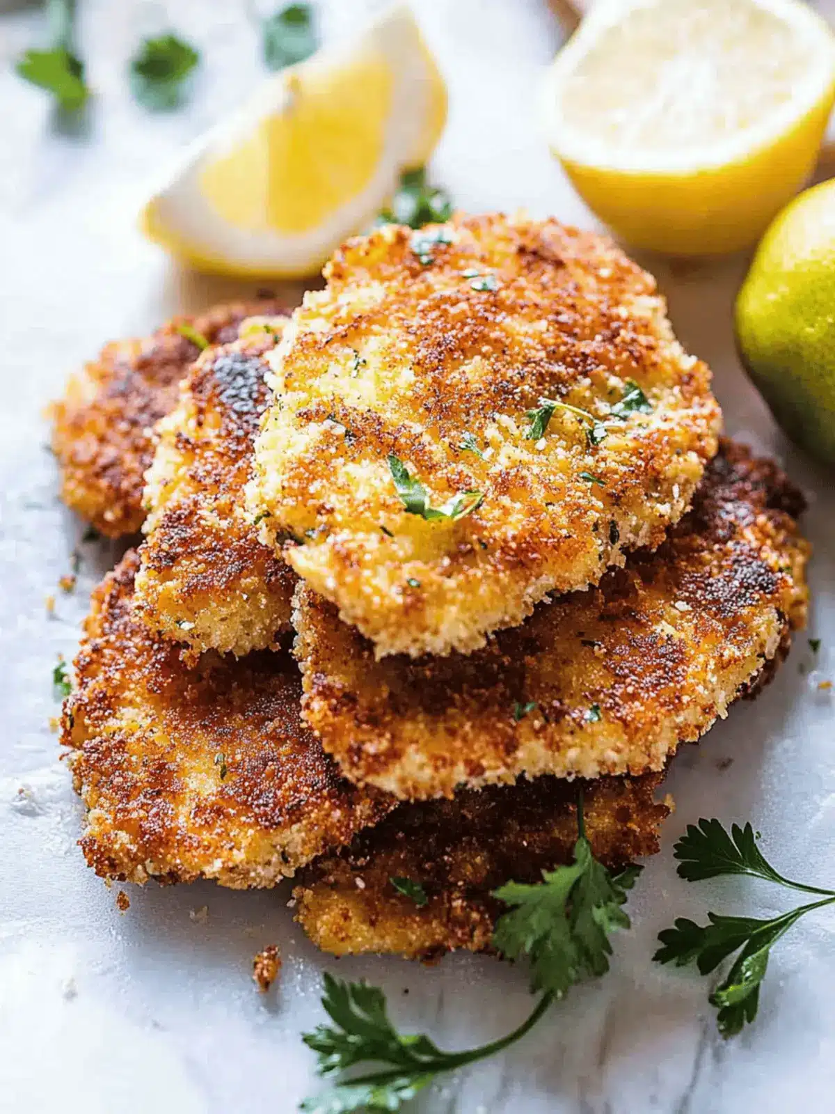 Crispy Italian Breaded Chicken Cutlets