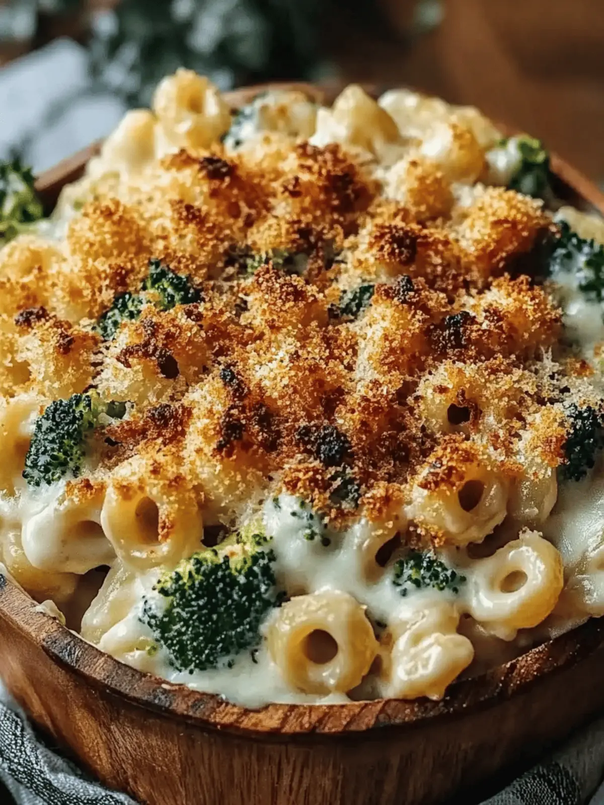 Cozy Autumn Mac & Cheese with Broccoli