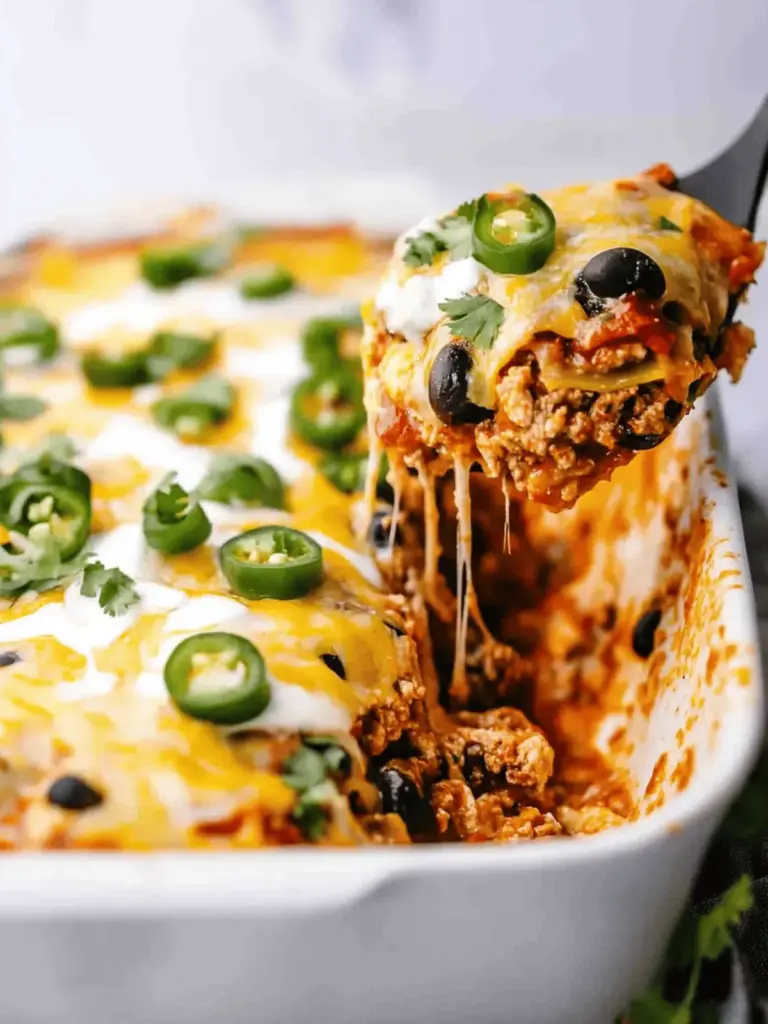 Beef Enchilada Casserole
