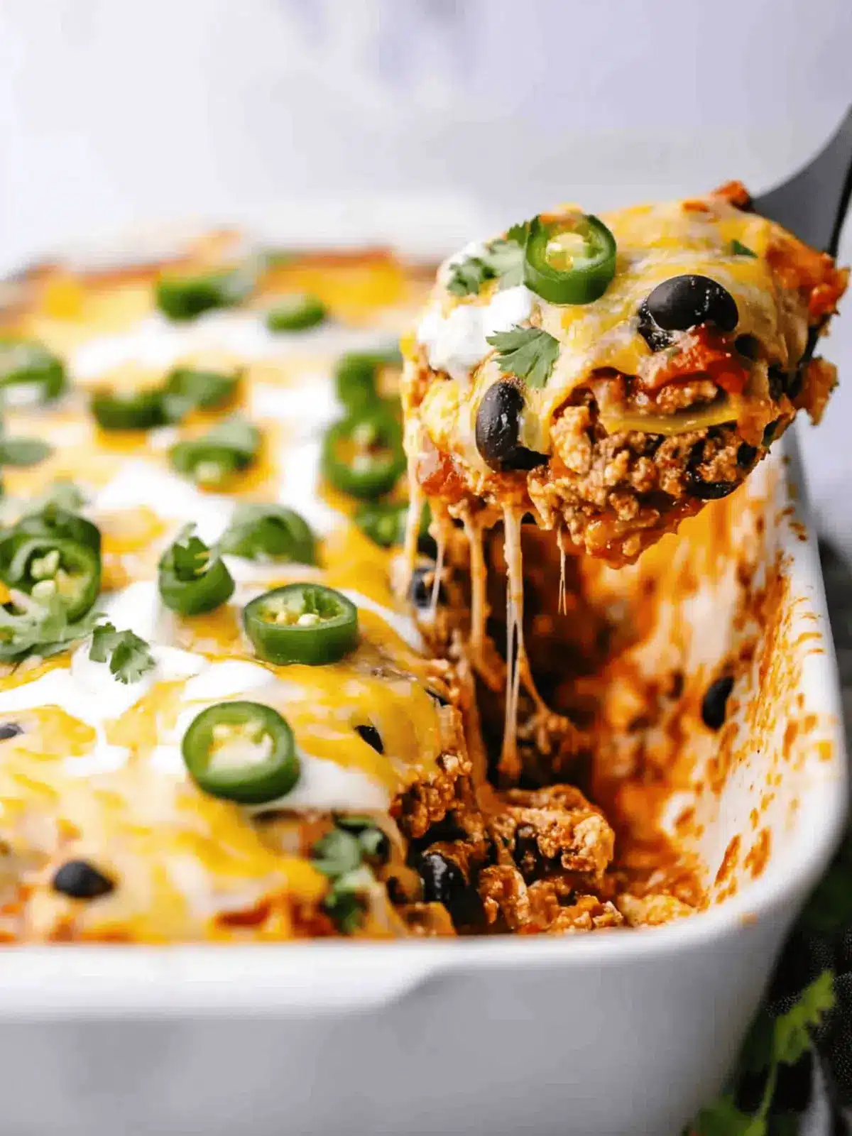 Beef Enchilada Casserole