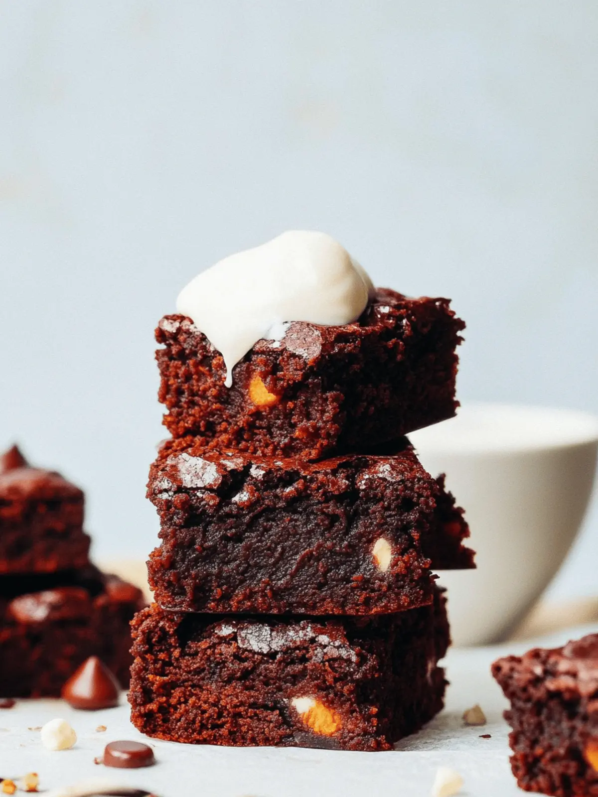 Fudgy Sweet Potato Brownies