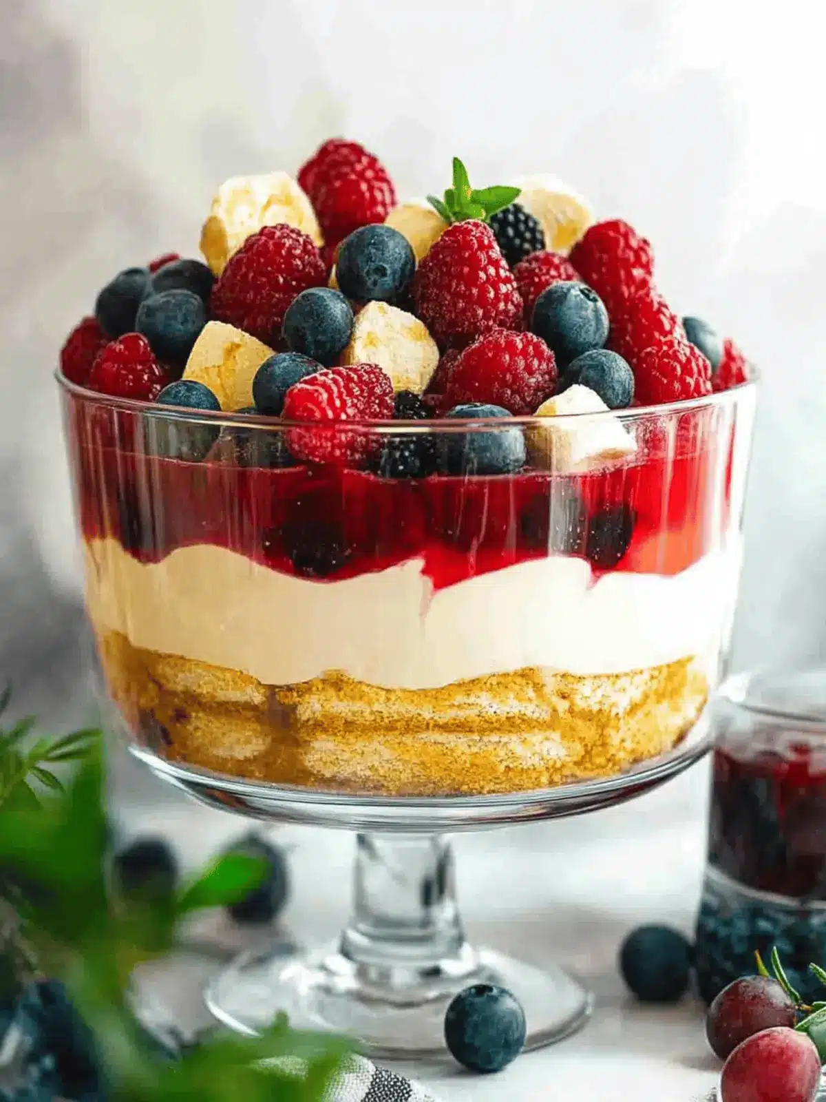fruit cake Trifle!