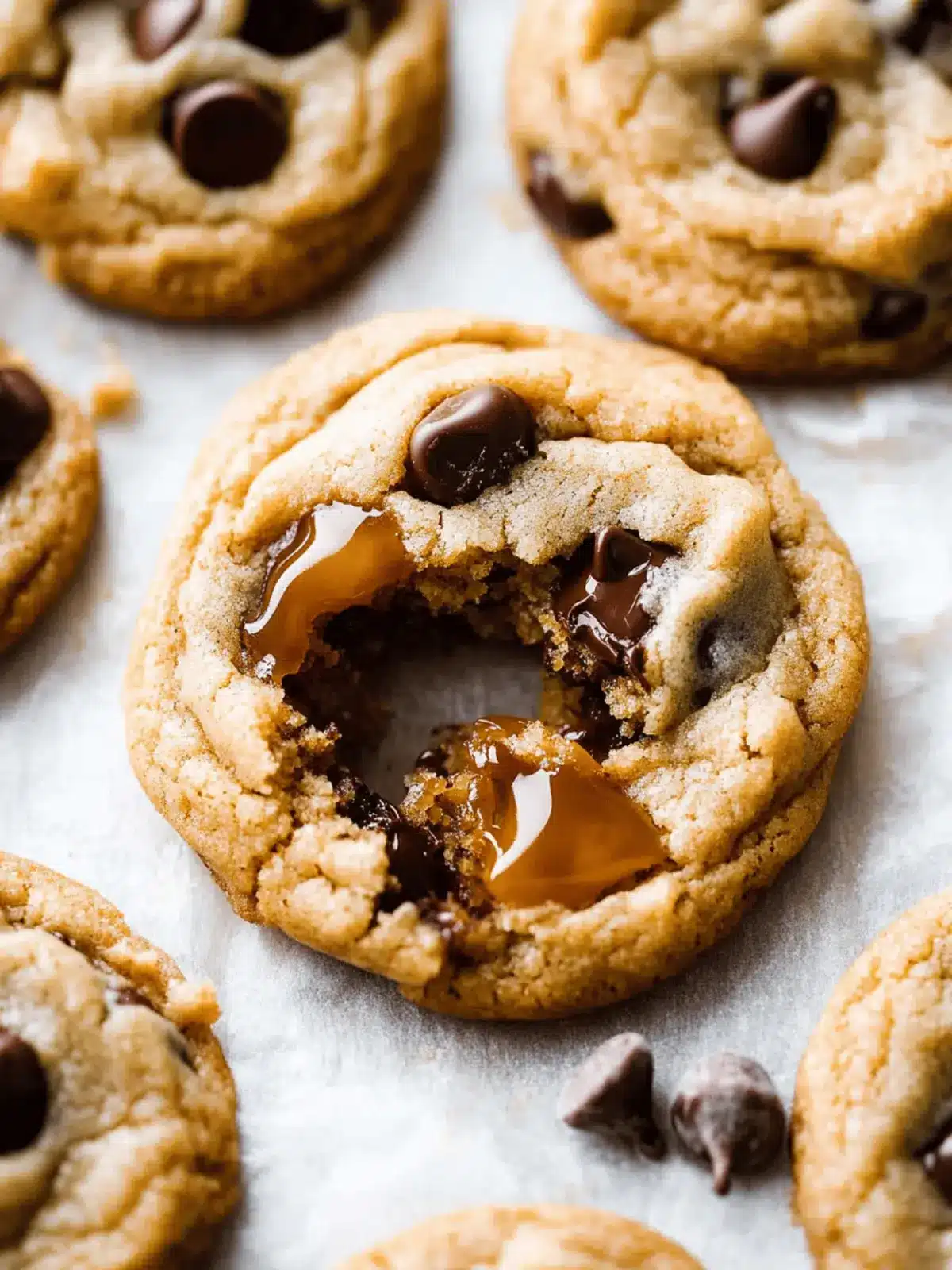 Salted Caramel Chocolate Chip Cookies