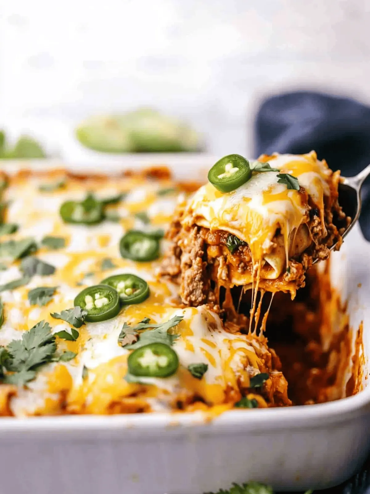 Beef Enchilada Casserole