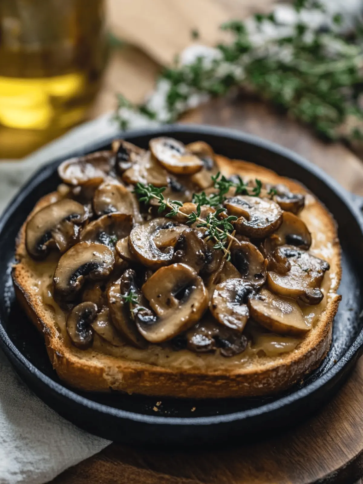 Easy Swiss Mushroom Melt