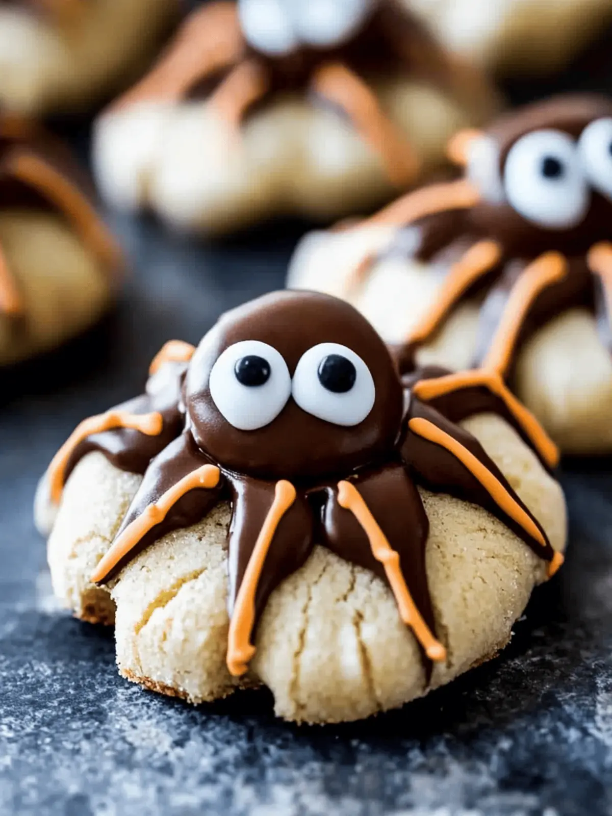 Spooky Spider Cookies