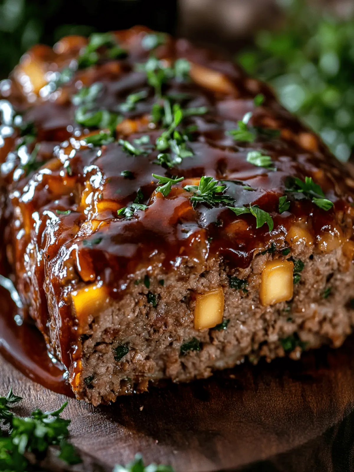 BBQ Cheddar Meatloaf