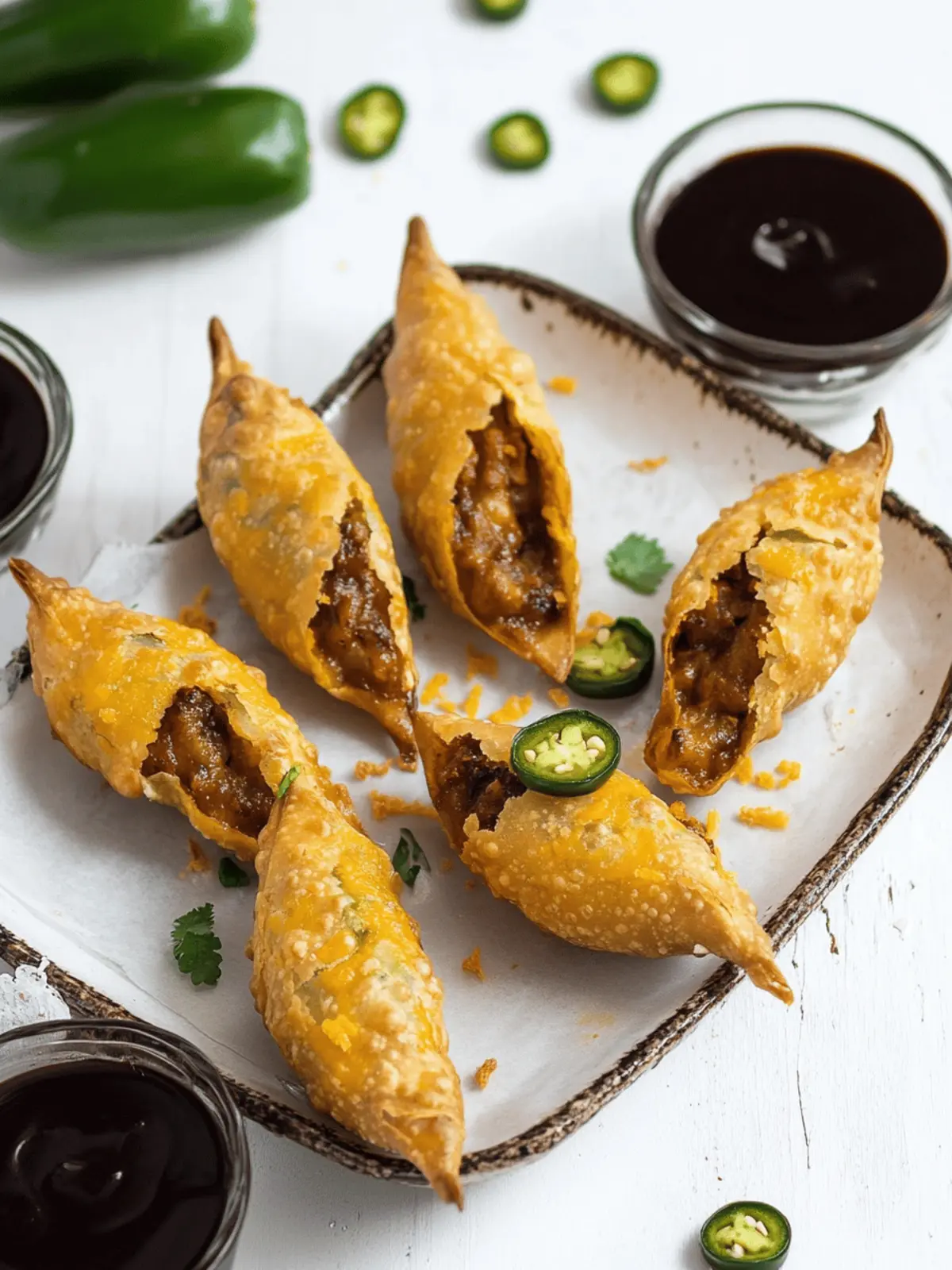 Cheesy Samosa Jalapeno Poppers (with Halloween variation)