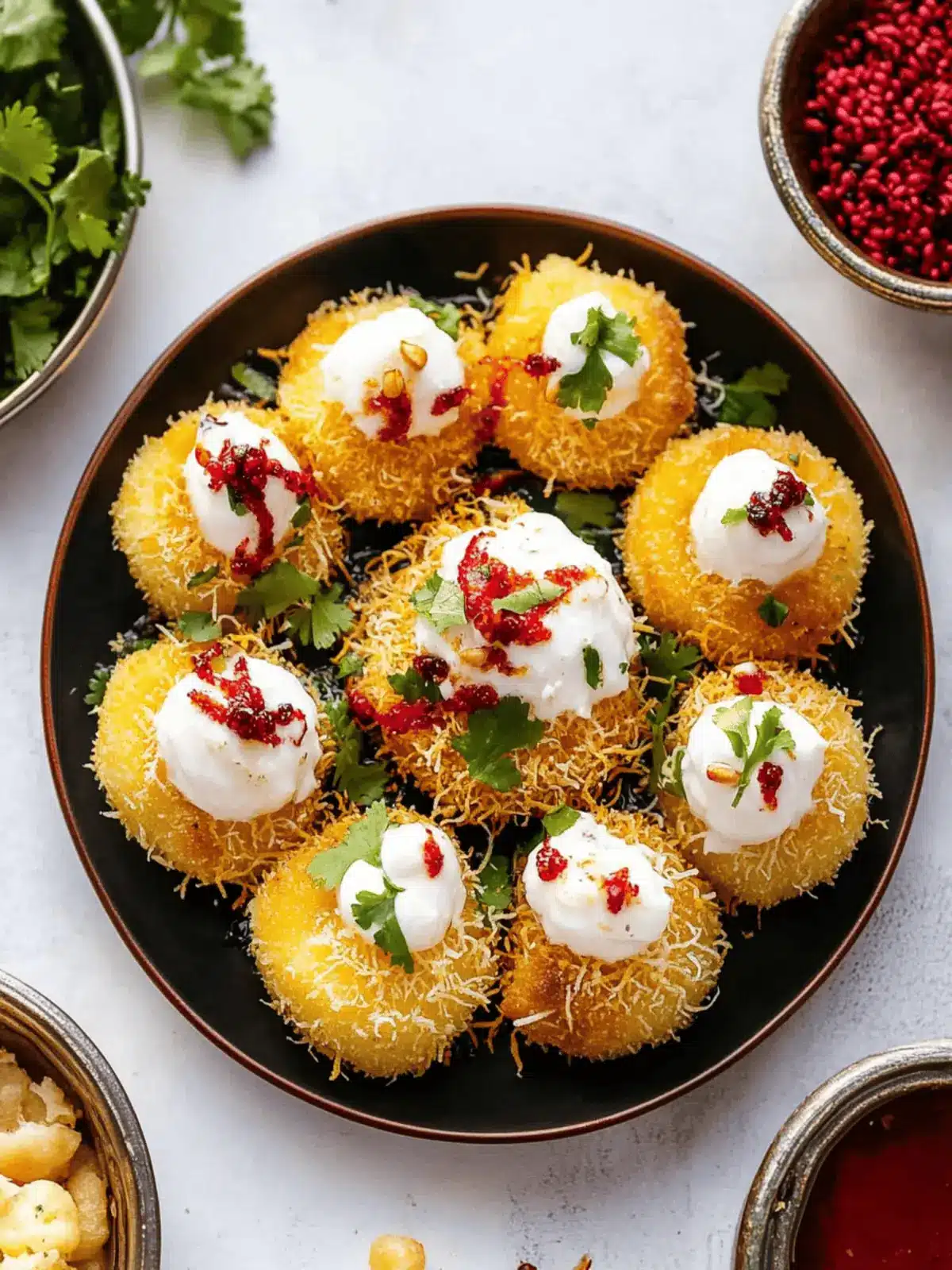 Dahi Puri | Sev Puri Dahi Puri