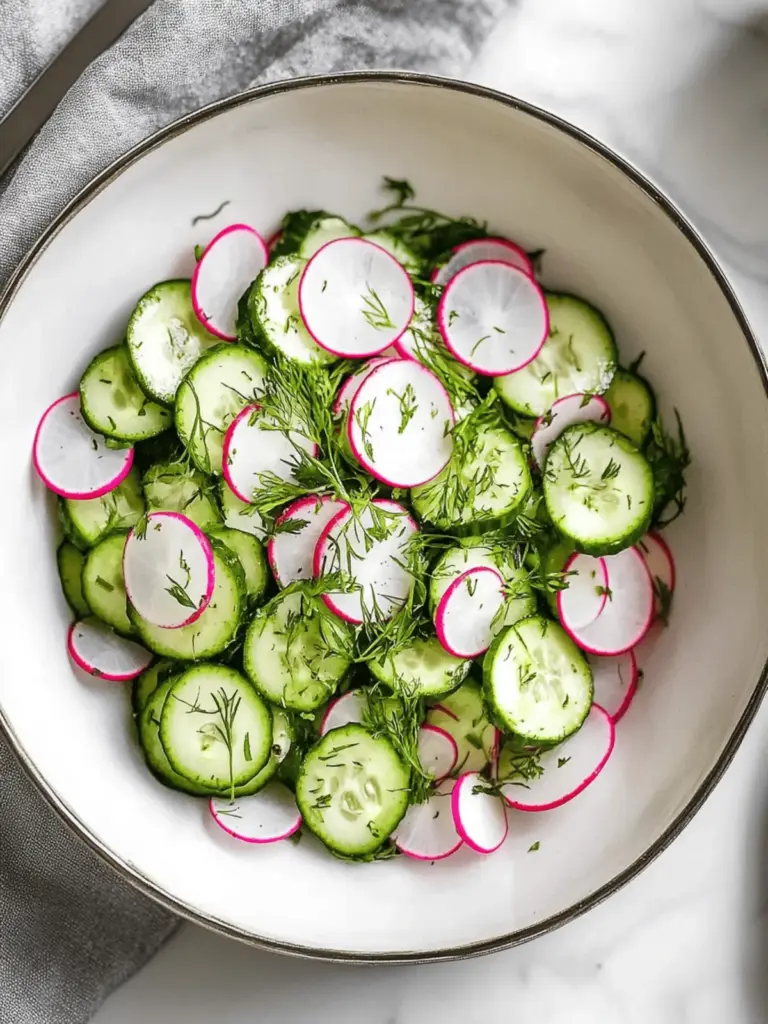 cucumber radish salad