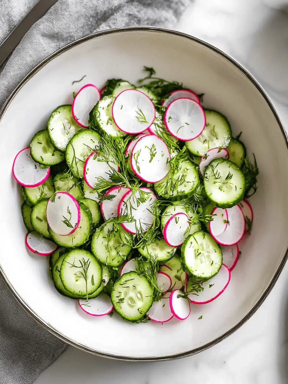 cucumber radish salad