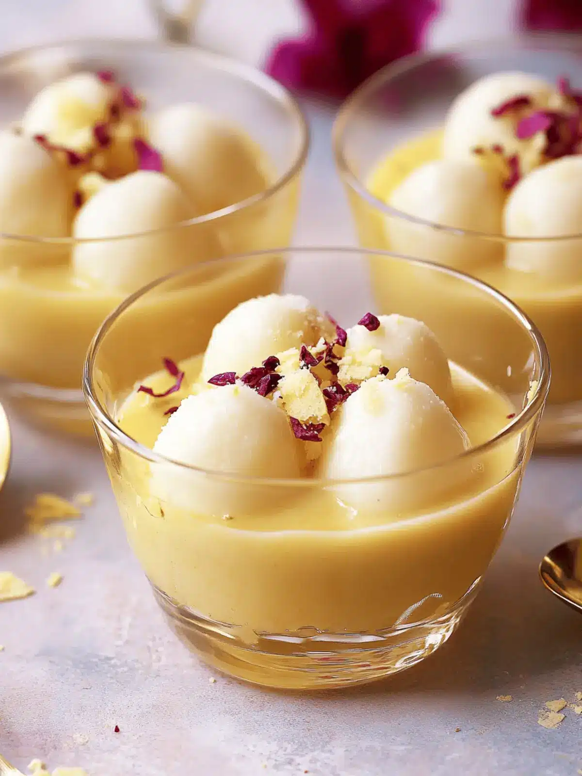 Custard Rasgulla