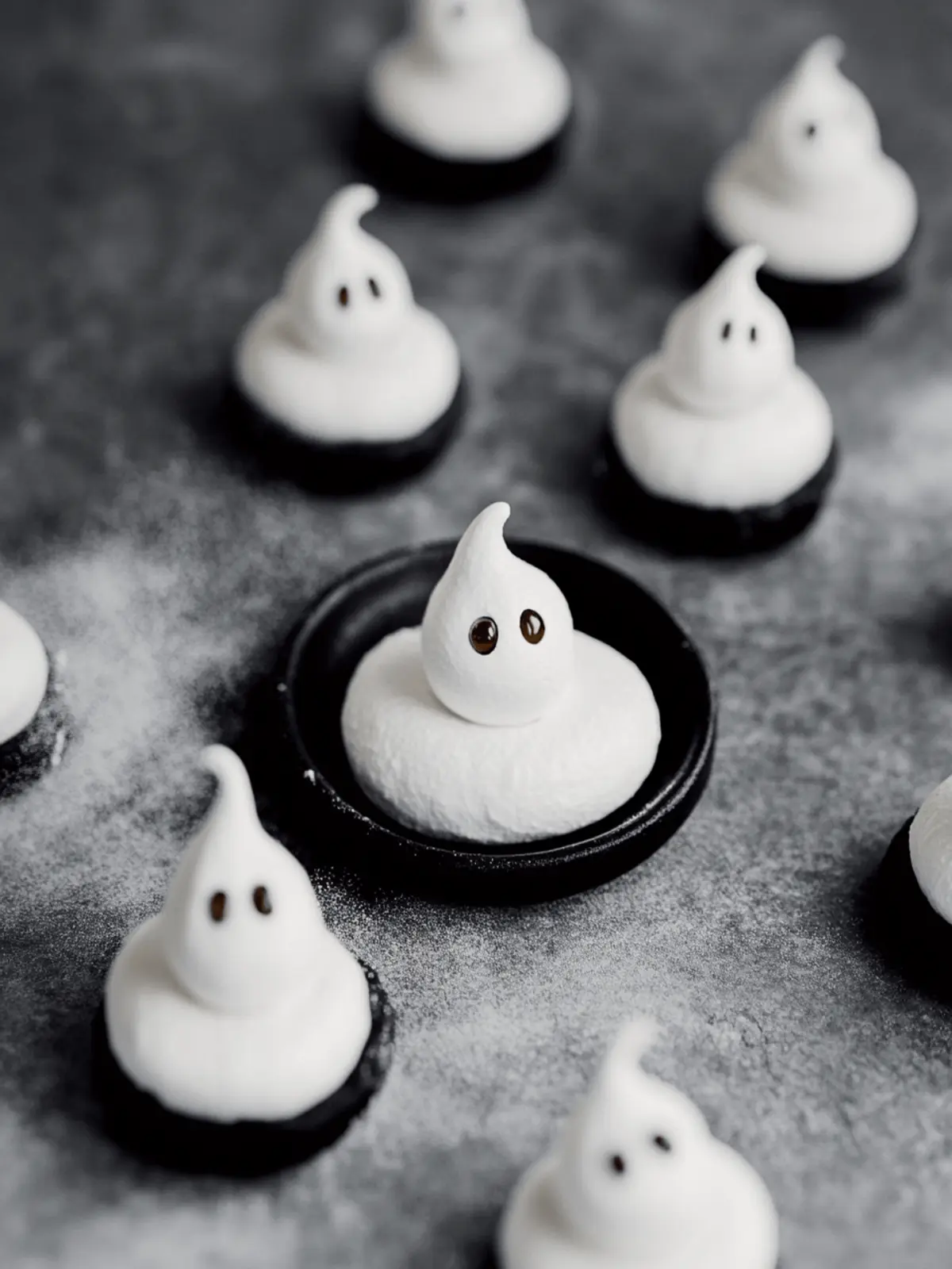 Ghost Meringues