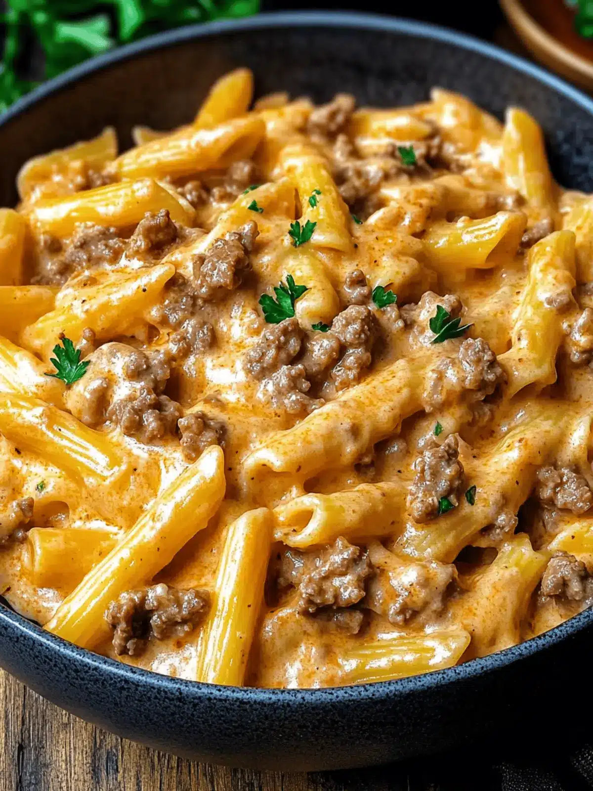 High Protein Creamy Beef Pasta Recipe