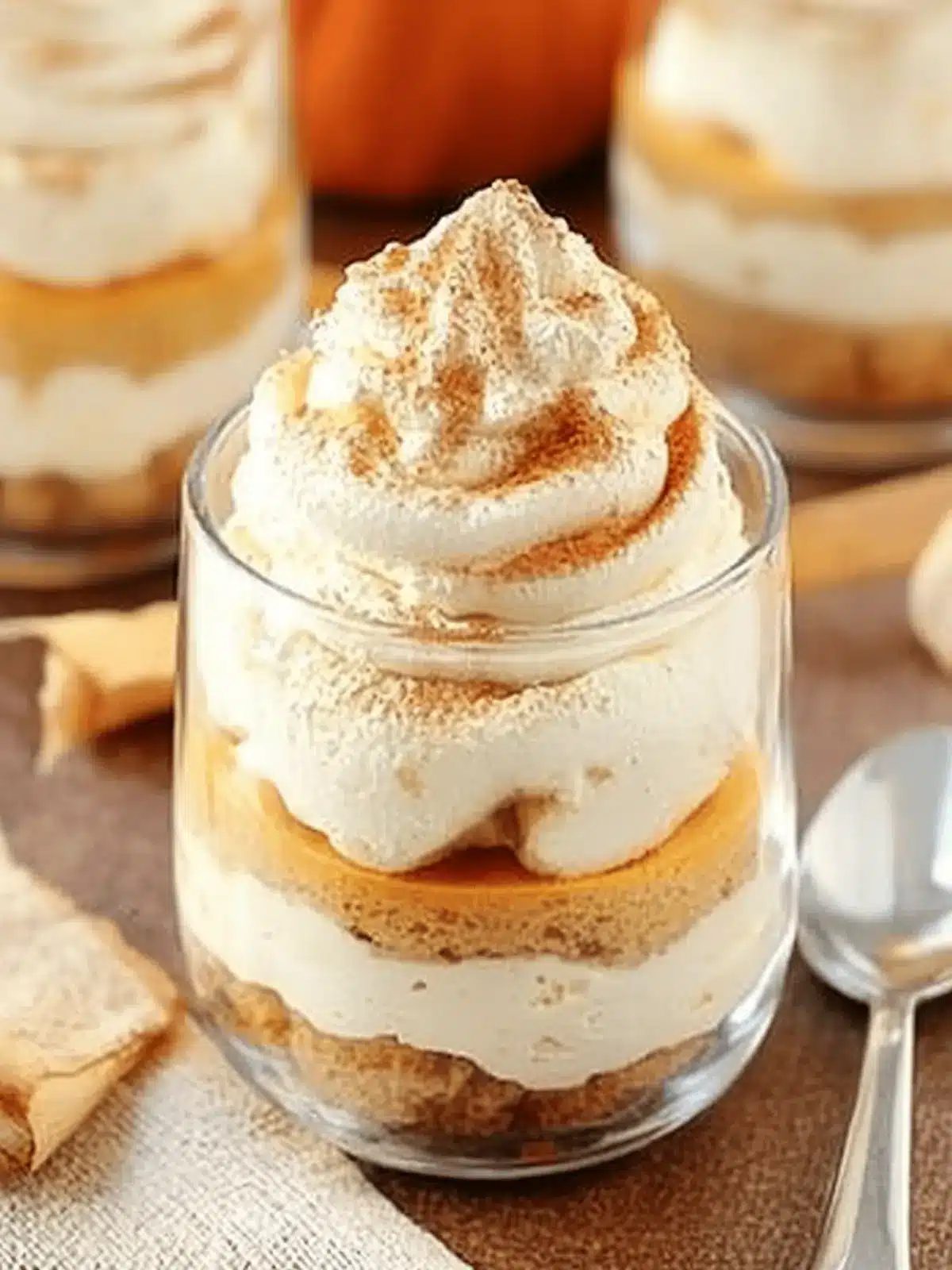 Mini Pumpkin Cheesecake Trifles