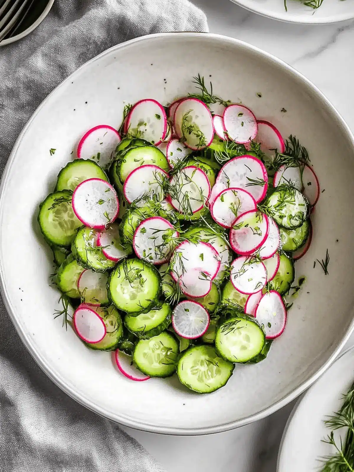 cucumber radish salad