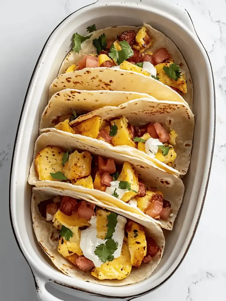 Tasty Baked Breakfast Tacos