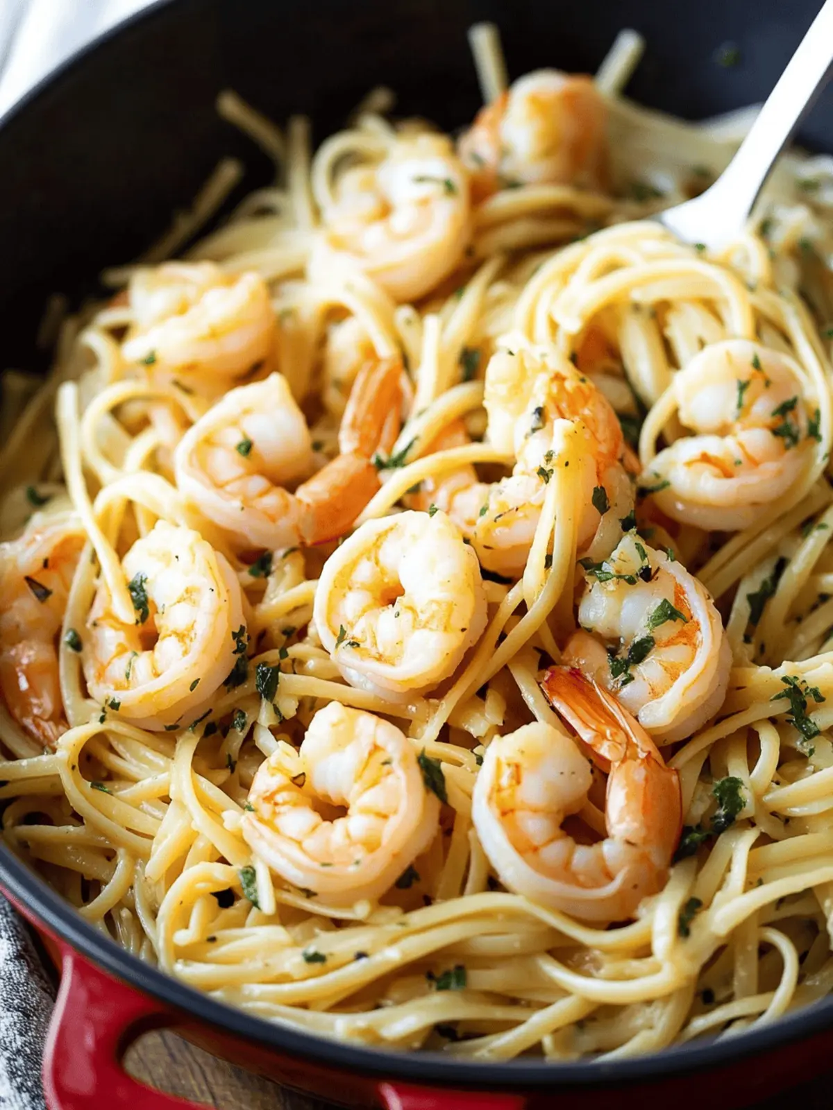 Buttery Shrimp Scampi Pasta