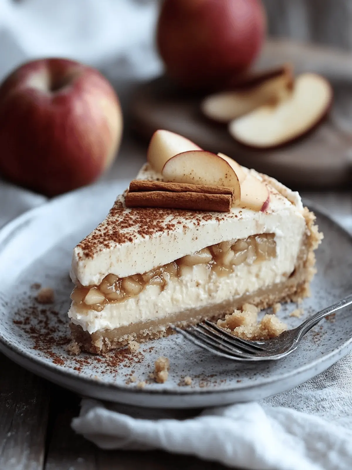 Apple Cider Cheesecake