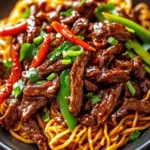 Sticky Beef Noodles