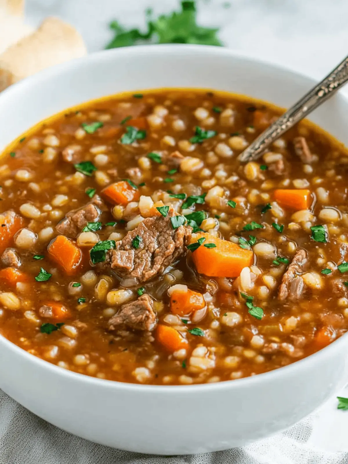 Beef Barley Soup