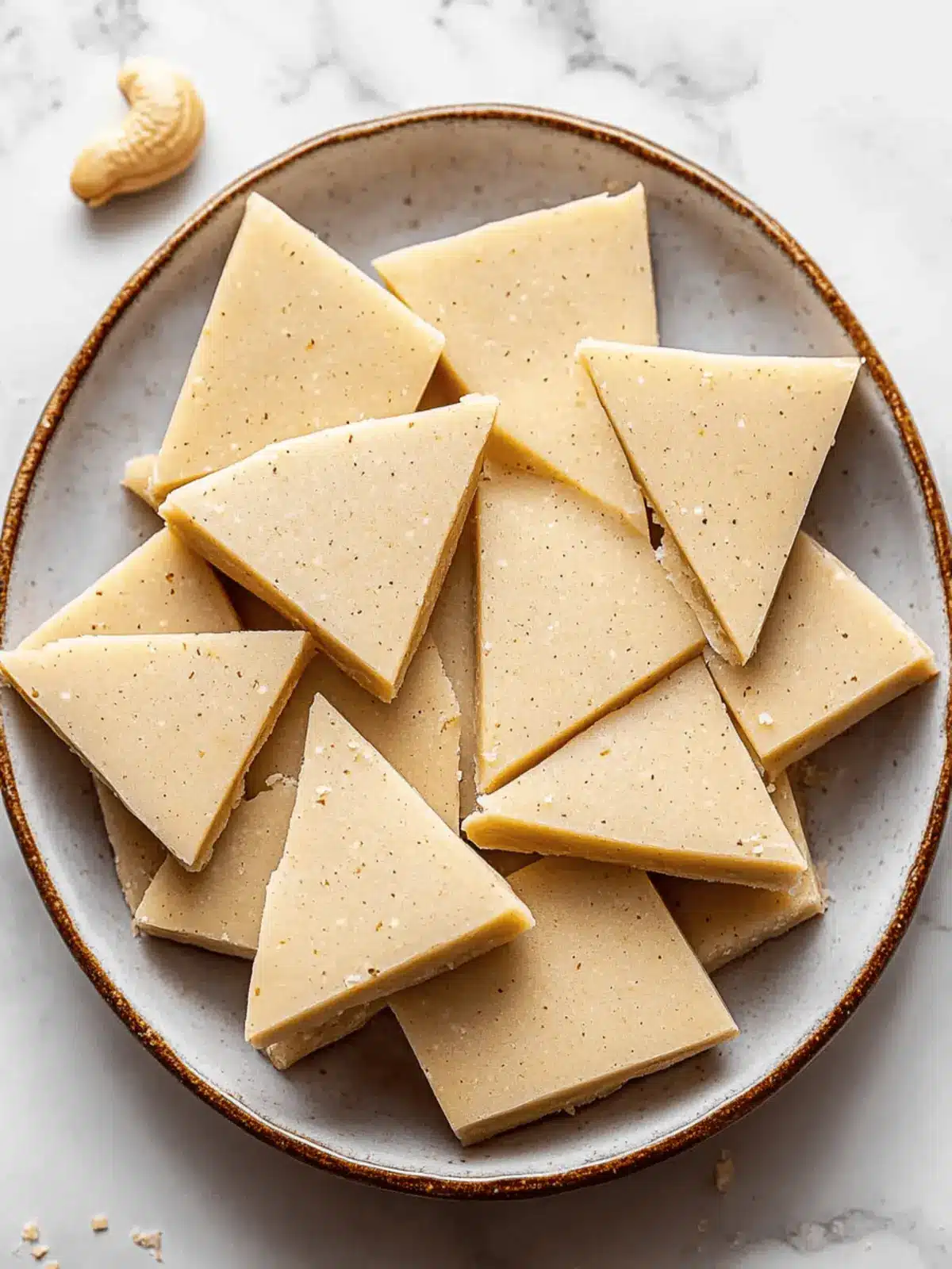 Kaju Katli (Cashew Fudge)