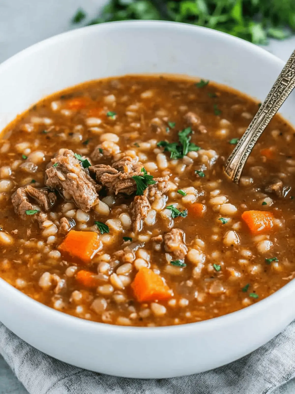 Beef Barley Soup