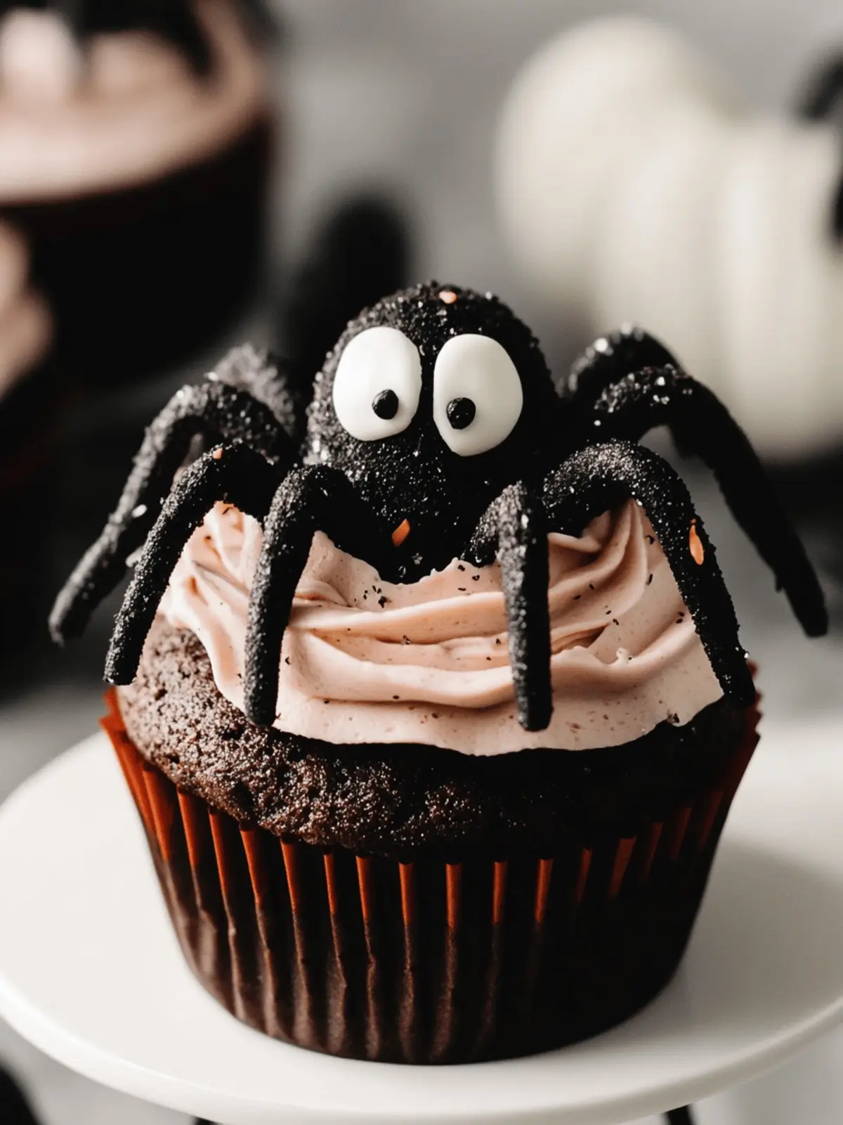 Spooky Spider Cupcakes