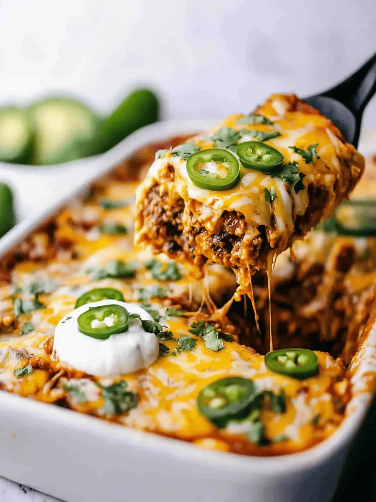 Beef Enchilada Casserole