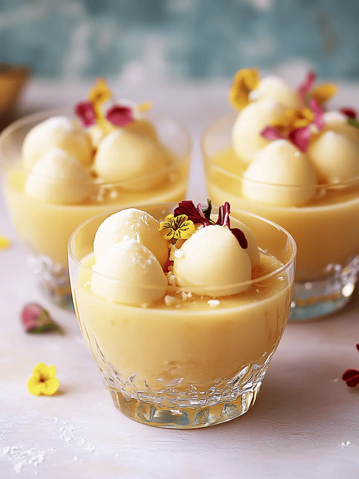 Custard Rasgulla