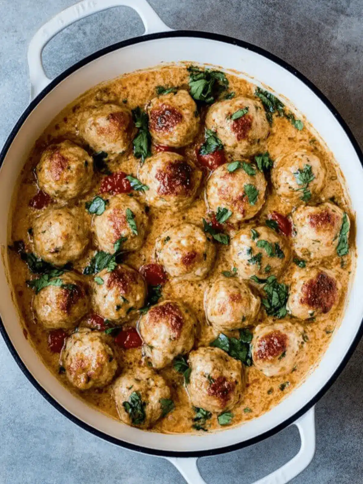 Marry Me Chicken Meatballs
